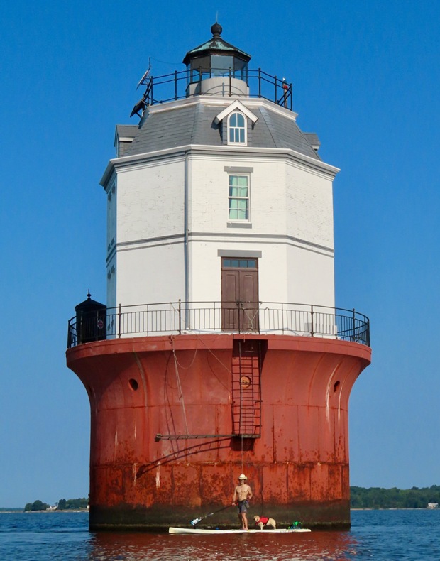 Me in front of lighthouse